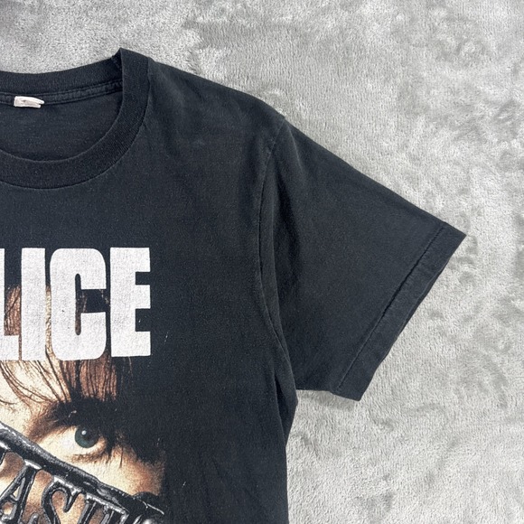 Vintage 1989  Alice Cooper Trashes Tour T-Shirt Men's Medium Band Double-Sided - Picture 3 of 16